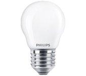 Bombilla Esferica Led E27 4,3w 470lm 4000k Luz Dia Ø4,5x7,8cm Philip