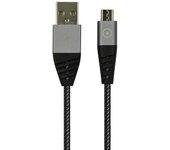 muvit Tiger cable USB Micro USB 2,4A 2m gris