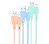 Nanocable 3 Cables LIGHTNING-USB 2.0/M, 1M