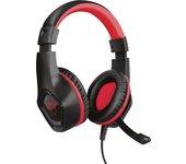 Trust GXT 404R Rana Auriculares Diadema Negro, Rojo