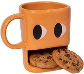 Taza galletas Fisura naranja.