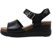 Clarks Lizby Strap Sandalia Con Cuña mujer Negro