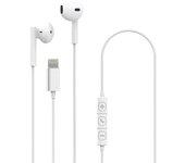 Stereo earphones lightning white