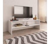 Mueble Bajo De Tv Simply Estante Inferior Blanco 40X120x40 Cm