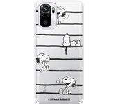 Funda Oficial de Peanuts Snoopy Rayas Snoopy para Xiaomi Redmi Note 10