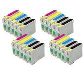 10 tintas para Epson T1631-2-3-4 compatibles WF2010W WF2510WF WF2520NF WF2530WF WF2540NF 16XL