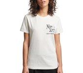 Camiseta de Mujer SUPERDRY Blanco (XS)