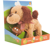 Perro de Peluche Marrón 22 cm