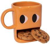 Taza galletas Fisura naranja.