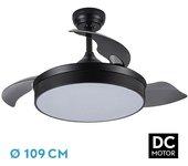 VENTILADOR DC CALA NEGRO 72W 7200LM 3ASP.DESP.