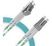 Cable de Fibra Optica BEYONDTECH Lc a Lc Om4 Multimodo 1 Metro