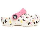 Sandalias Crocs Classic Heart Print Clog K para Niño y Bebés