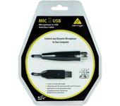 BEHRINGER MIC 2 USB-XLR DE INTERFAZ DE AUDIO USB 5 METROS 44,1/48 KHZ PARA MICRÓFORO MIC2USB PLUG & PLAY PC MAC DAW BEHMIC2USB Cables y Adaptadores de Audio Tarjetas de Audio/Interfaces MID