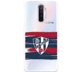 Funda para Realme X2 Pro del Huesca Rayas Transparente - Licencia Oficial SD Huesca