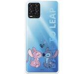 Funda para Realme 8 Oficial de Disney Angel & Stitch Beso - Lilo & Stitch