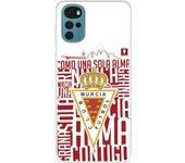 Funda Para Motorola Moto G22 Del Real Murcia Escudo Fondo Blanco - Licencia Oficial Real Murcia