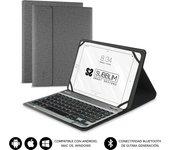 Funda con teclado keytab pro bluetooth 10,1" grey