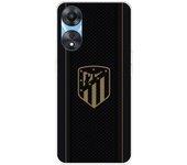 Funda para Oppo A78 5G del Atlético de Madrid Escudo Dorado Fondo Negro  - Licencia Oficial Atlético de Madrid