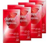 Durex - Condones para hombre Durex. Pack de 72 Preservativos para sexo seguro. Natural, Sensitivo Suave, Invisible, Contacto Total, Real Feel, Mutual Climax, Placer Prolongado, Dame Placer, Saboreame, Intense, Natural XL y Invisible Extra Lubricado