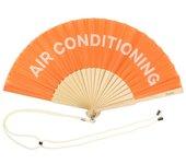 Abanico Fisura air conditioning naranja.