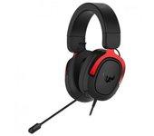 auriculares + micro asus tuf gaming h3 rojo