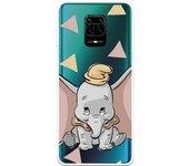 Funda para Xiaomi Redmi Note 9S Oficial de Disney Dumbo Silueta Transparente - Dumbo