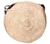 Bolso Mujer Redondo Hoja de palma 30 x 30 cm EDM