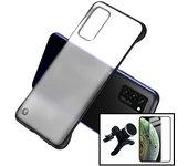 Kit Funda, Protector 5D y Soporte Magnético Coche Samsung Galaxy M21 Invisible Bumper