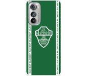 Funda para Motorola edge 30 del Elche CF Escudo Fondo Verde  - Licencia Oficial Elche CF