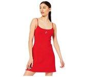 Superdry Vestido Code Essential Strappy Rojo