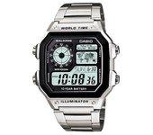 Reloj Digital CASIO Hombre (Metal - Plateado)