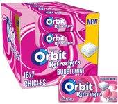 Chicles Orbit refresher gragea fresa y limón handypack 16 unidades