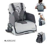 Trona De Viaje Mobiclinic Para Bebés Plegable Con Bolsillo Y Asa Hasta 15 Kg Gris Monkey