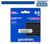 Memoria USB GOODRAM UNO3-0640S0R11 (64 GB - Plateado)