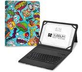 funda y teclado 9.6´´ subblim trendy comic