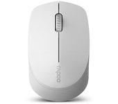 Rapoo M100 Silent Ratón Óptico Inalámbrico 1300DPI Gris Claro