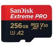 ext pro microsdxc 256gb+sd 200mb s