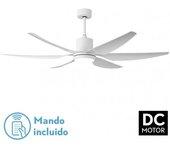 Fabrilamp - ventilador dc otto 24W 2950LM blanco 6 aspas