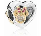 Charm Pandora Disney, Leyendas de amor Mickey  y Minnie 796463CZ