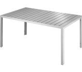 TECTAKE De Jardn De Aluminio De Bianca con Pies Ajustables A La Altura 150X90X74.5 Cm