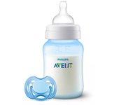 PHILIPS AVENT SCD809/03 Set de Biberón + chupete Color Azul