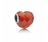 Charm Pandora Forma de Amor Naranja - 796563OCZ