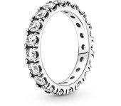 Pandora Pandora Anillo en plata de ley Eternity Brillante 190050C01 , para Mujer