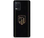 Funda para Realme 8 5G del Atleti Escudo Dorado Fondo Negro - Licencia Oficial Atlético de Madrid