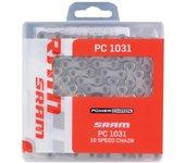 SRAM PC 1031 | Cadena 10v 114 Eslabones - La cadena SRAM ofrece ligereza, intensidad y suavidad en tus rutas en bicicleta