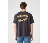 Camiseta Wrangler Slogan Negra