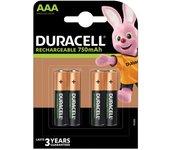 Pilas Recargables DURACELL LR03 750 mAh