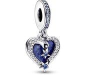 Charm colgante Pandora Doble Corazón Estrella Fugaz