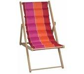 Tumbona JARDIN PRIVE Rojo Rayas 106 x 55 x 95 cm