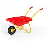 Carrito de Mano ROLLYTOYS con Cubo de Plástico Amarillo y Rojo